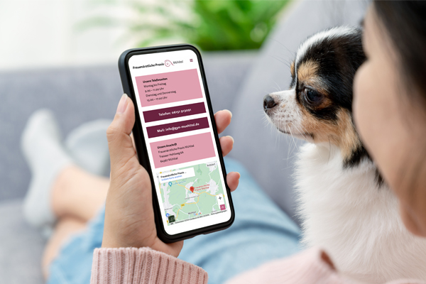 Frauenaerztin-Muehltal-bequem Termin-vereinbaren-Anruf-600x400px